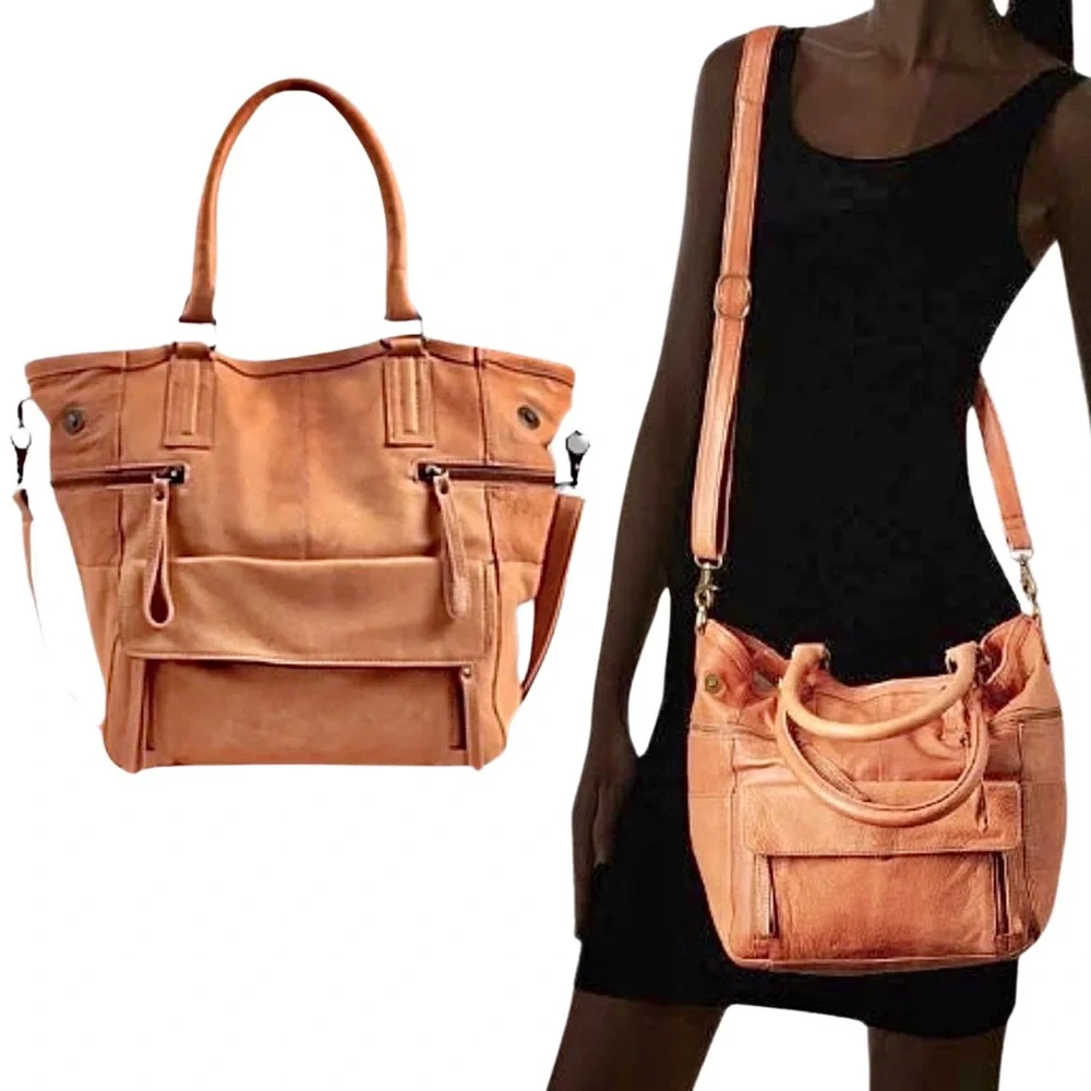 NWT* DAY & MOOD Hannah Small Satchel in Tan - Picture 1 of 13